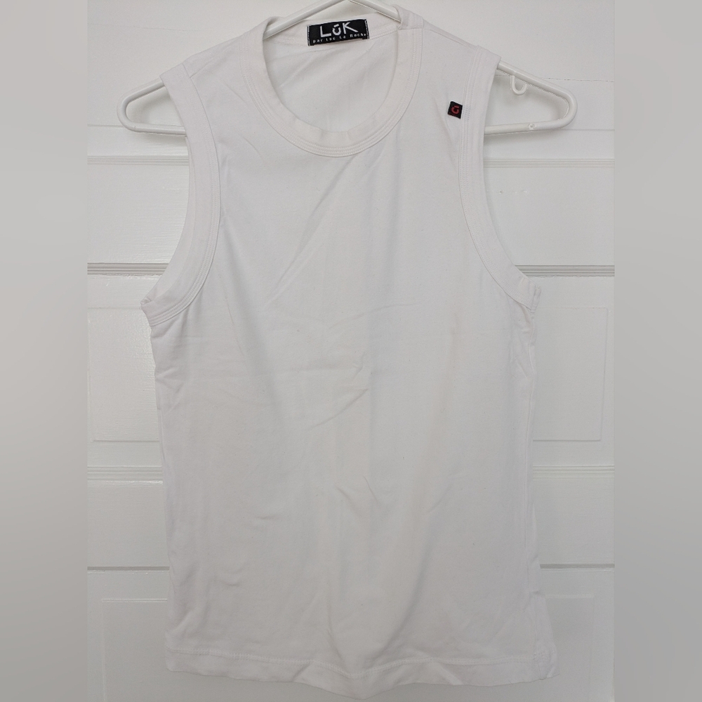 LG Men's Classic White Tank Top